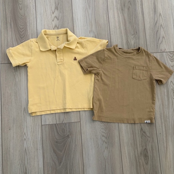 GAP Other - GAP Kids Light Yellow Polo with Bear Embroidery
